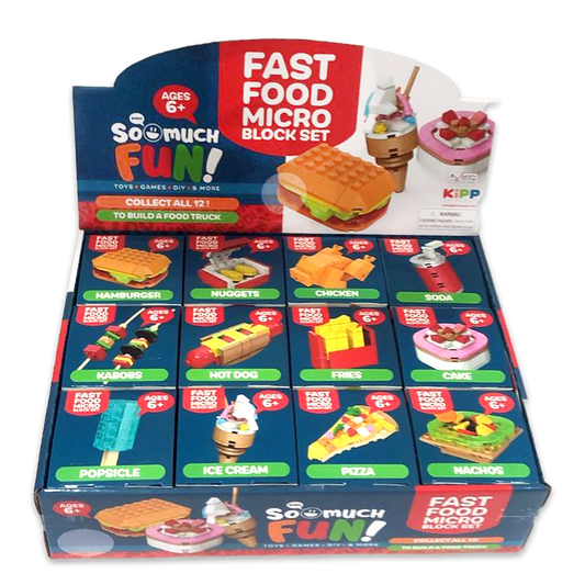 So Much Fun! Micro Block Fast Food Set Boxed