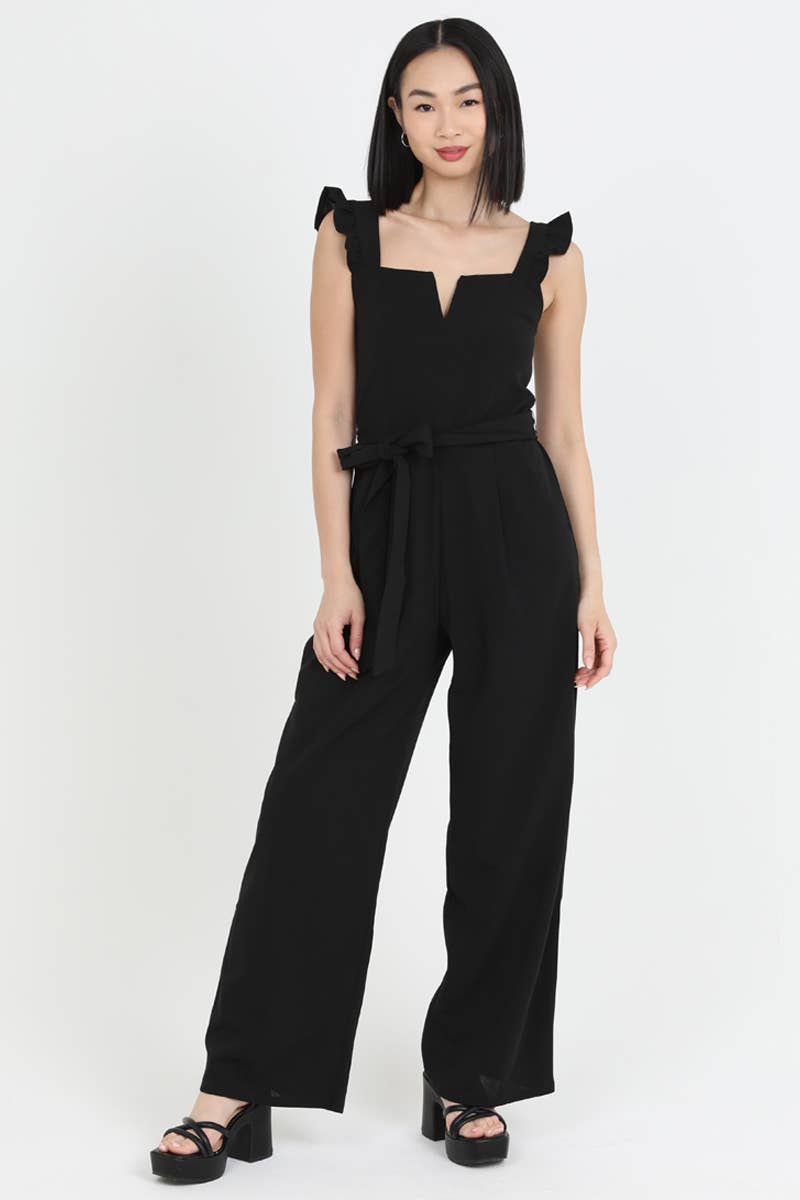Black Pant Romper