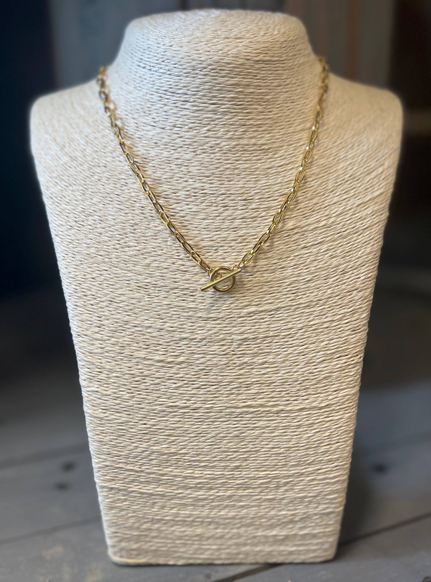 Stainless Steel Toggle Necklaces