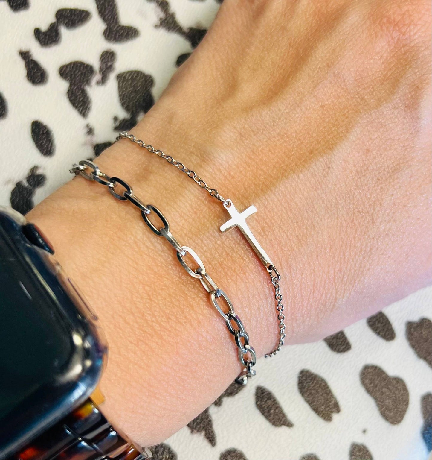 Double Toggle Bracelet - Stainless Steel