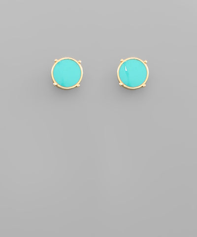 39018-COLOR CIRCLE STUDS