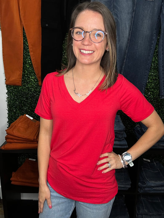 V Neck Tee