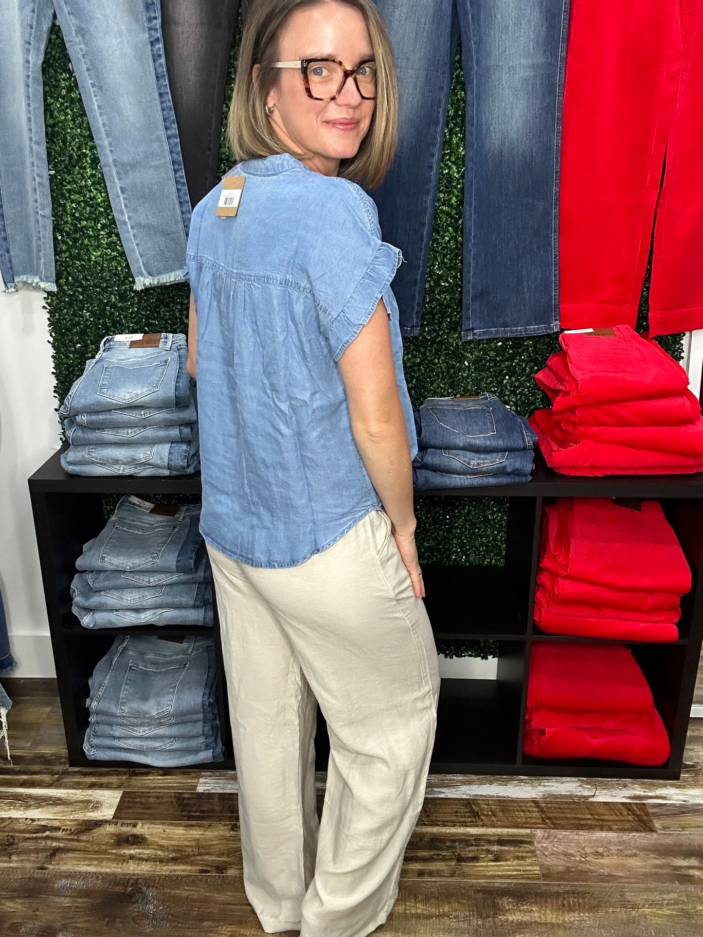 Natural Linen Pants