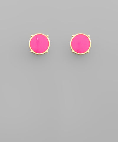 39018-COLOR CIRCLE STUDS