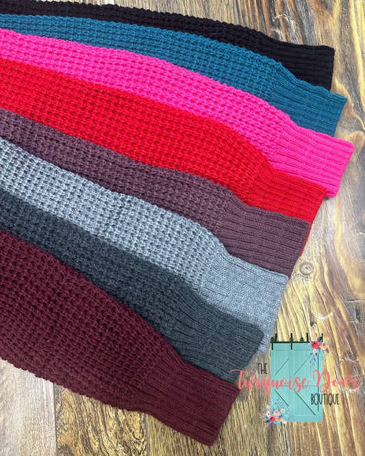 WAFFLE CARDIGAN-2734