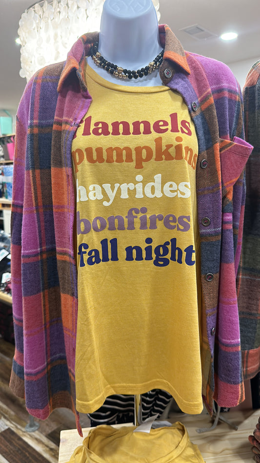 FLANNELS FALL GRAPHIC T