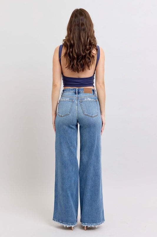 Judy Blue Retro Wide Jeans