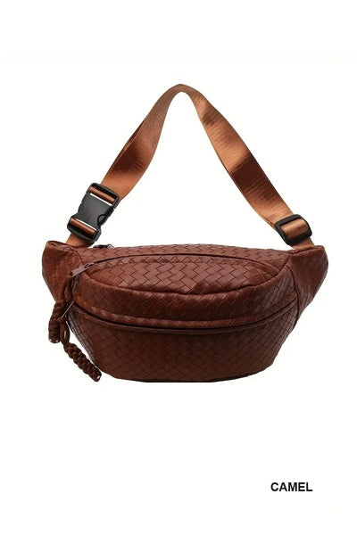 WOVEN ATLAS CROSSBODY