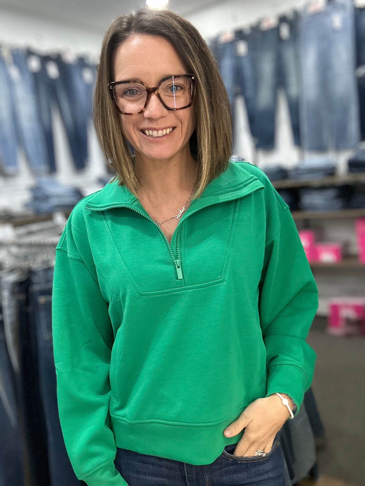 1/2 Zip Scuba Pullover