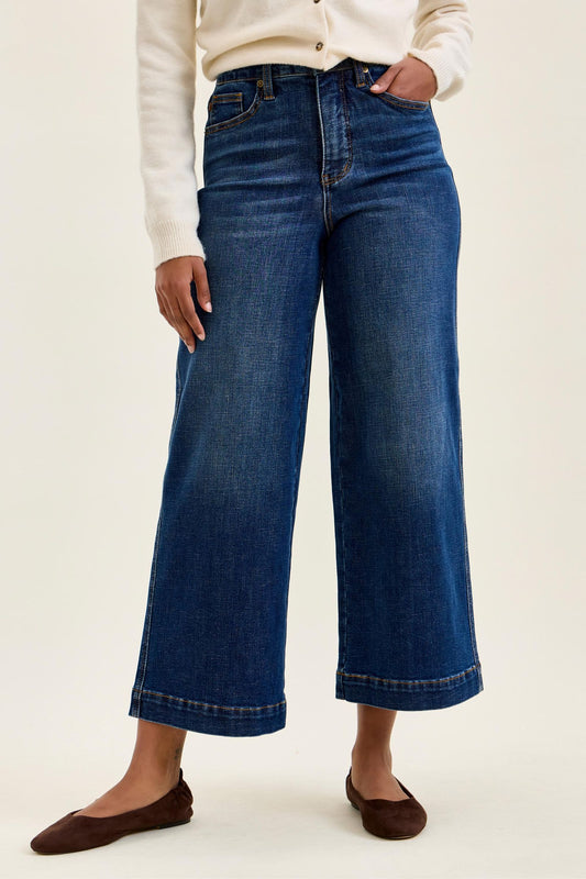 Judy Blue Ankle Wide Jeans