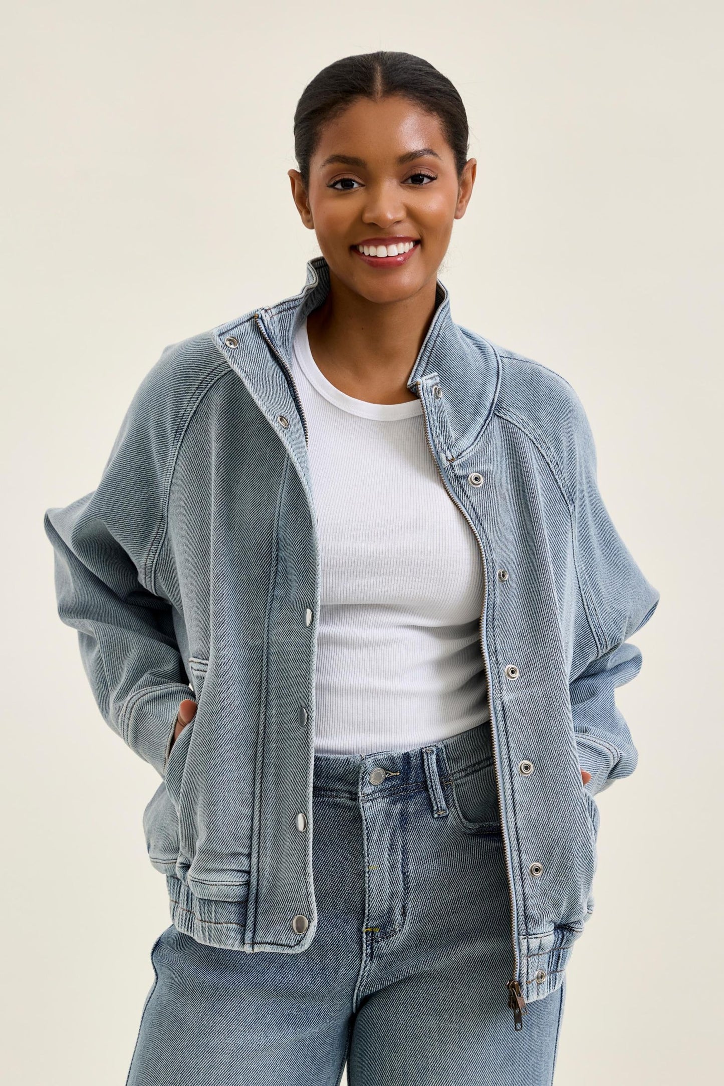 Judy Blue Marty Bomber Jacket