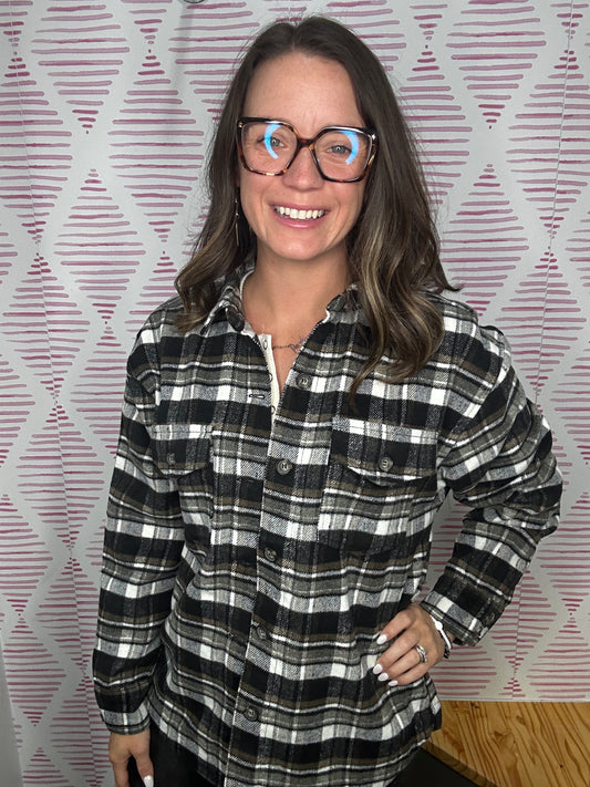Cher Plaid Shacket