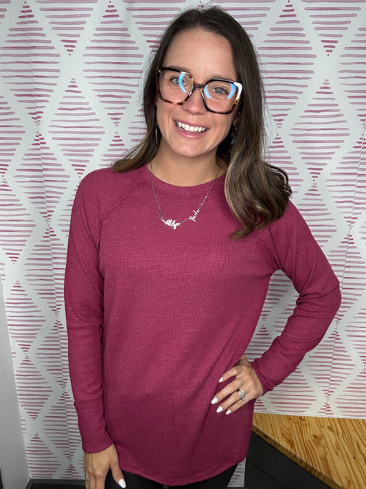 Baby Waffle L/S Top