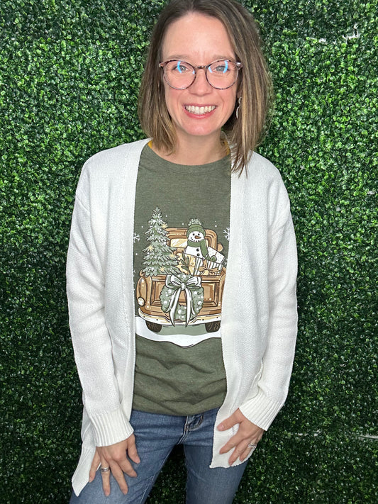 HEATHER SWEATER CARDIGAN