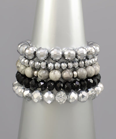 BLACK DIAMOND BRACELET STACK