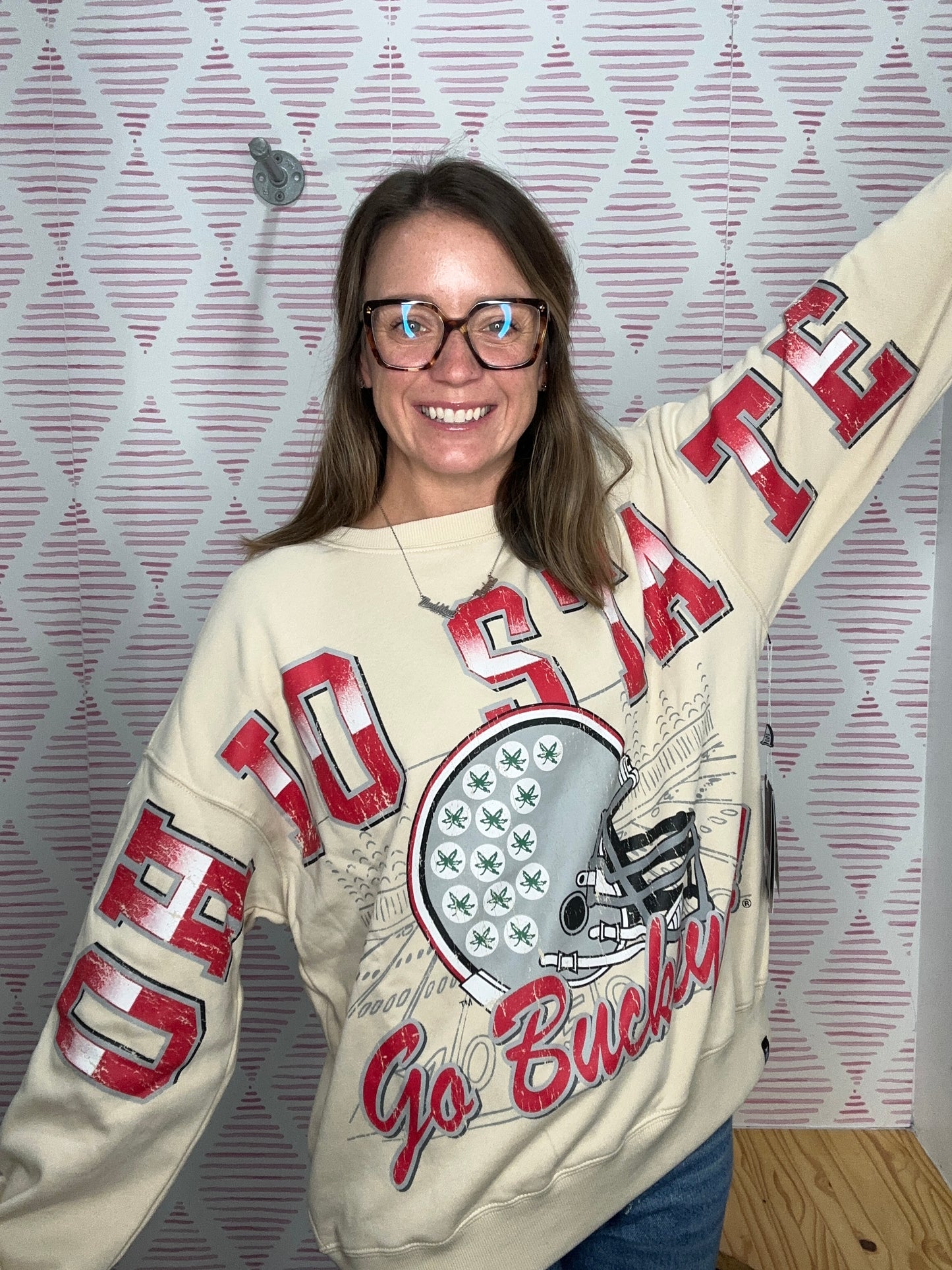 Ohio State Homefield Sleeve Crew