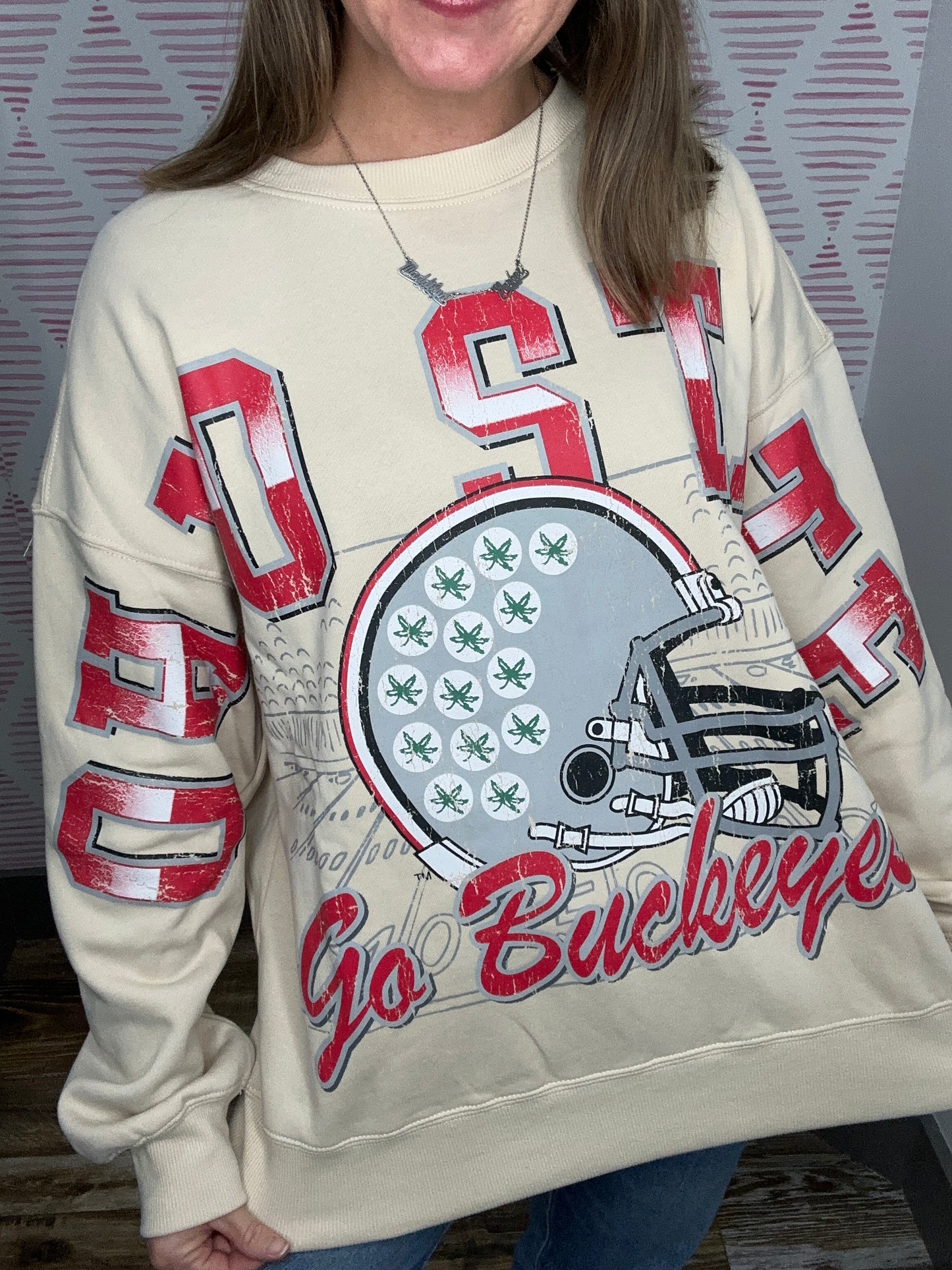 Ohio State Homefield Sleeve Crew