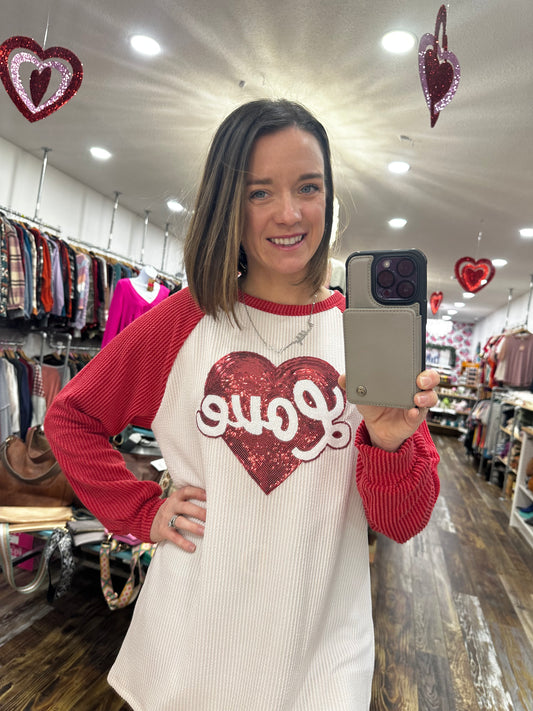 Love Sequin Top