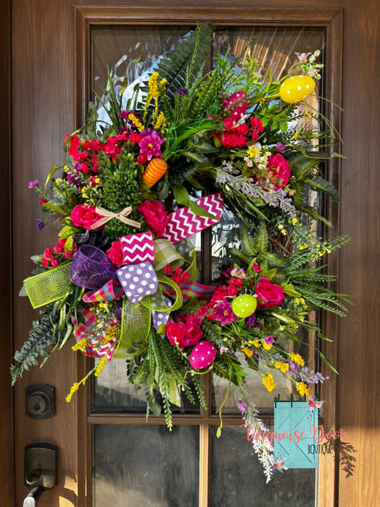 Bright & Bold Easter Wreath