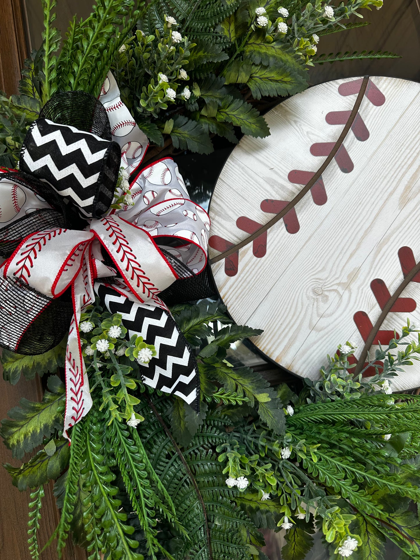 Baseball Wreath