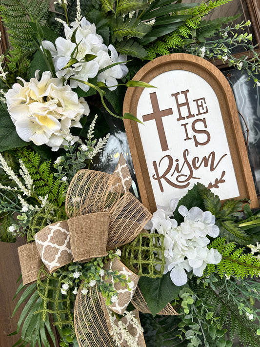 He is Risen Wreath