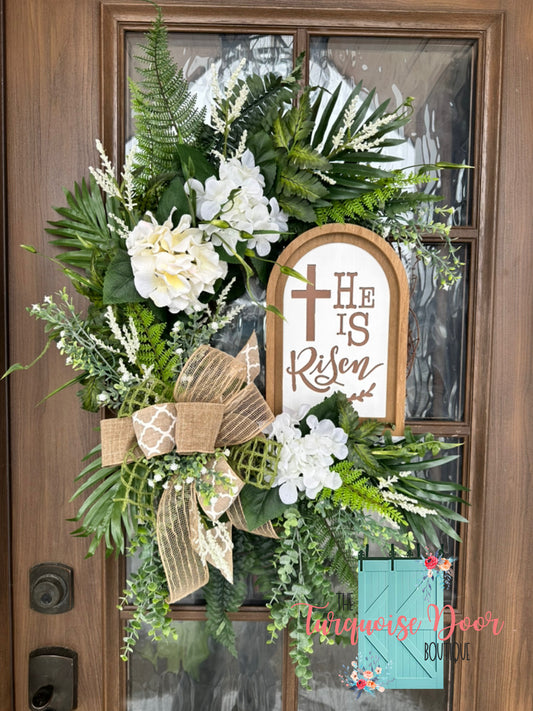 He is Risen Wreath