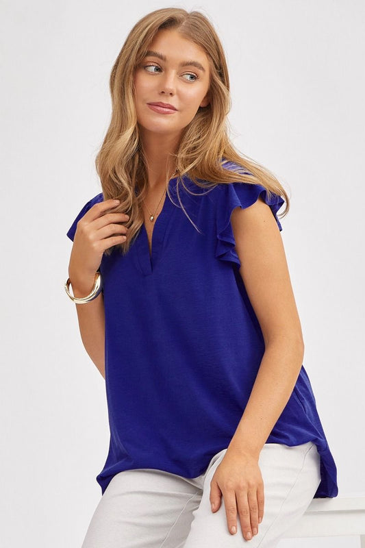 Dear Scarlett Flutter Top