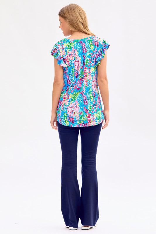 Dear Scarlett Flutter Top