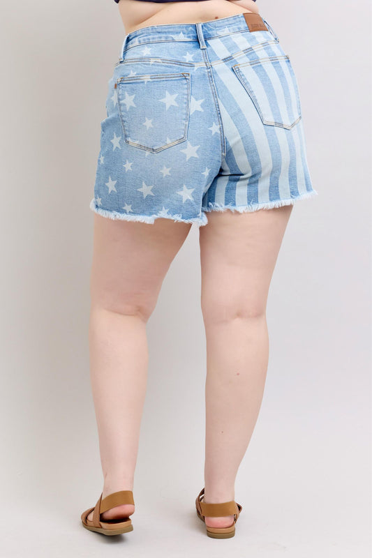 Judy Blue Shorts: Stars & Stripes