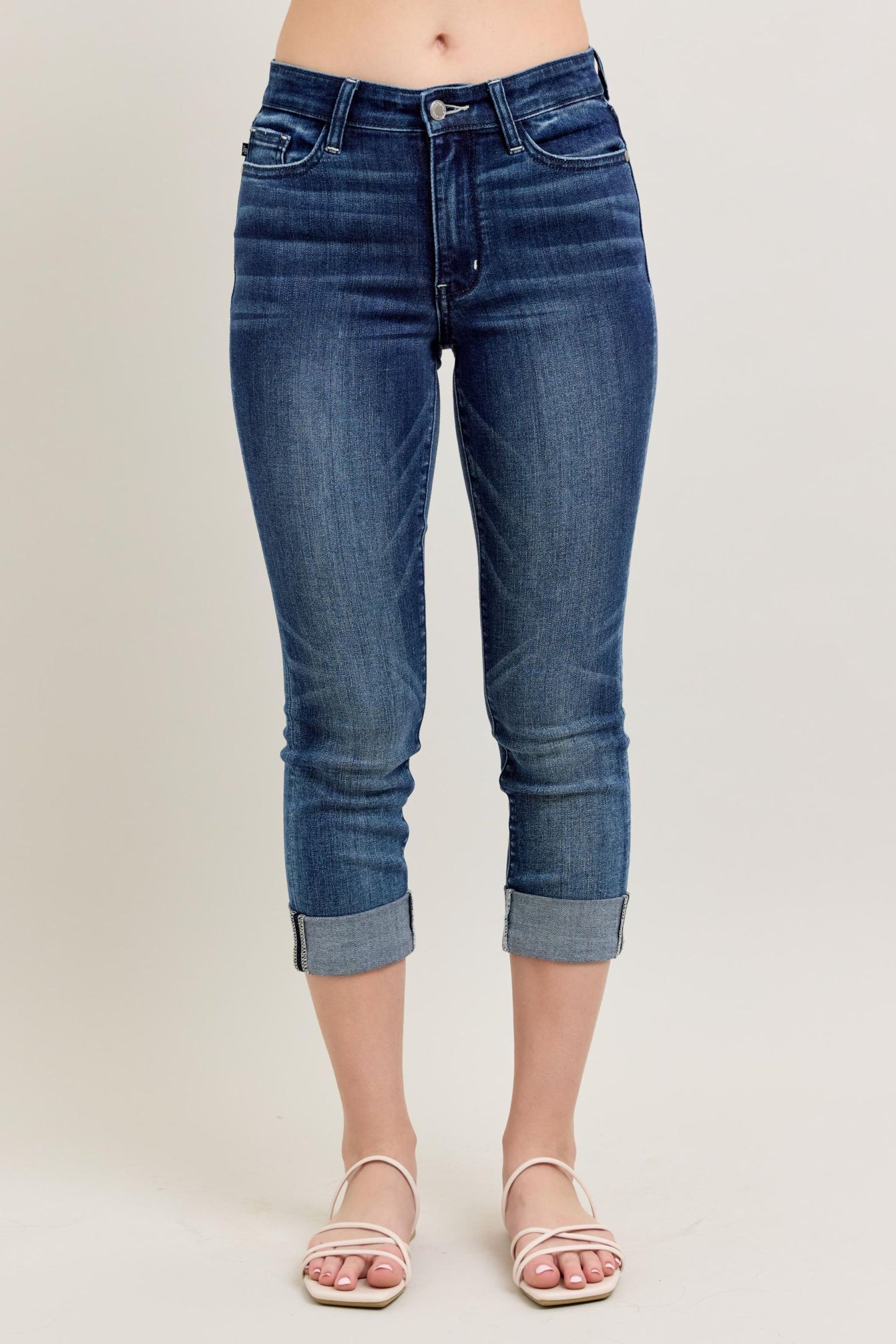 Judy Blue Cuffed Capri 72121