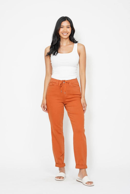 JUDY BLUE ORANGE JOGGERS 88911