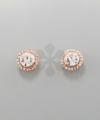 12284-CRYSTAL CIRCLE STUDS