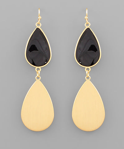 45480-DOUBLE TEARDROP EARRINGS