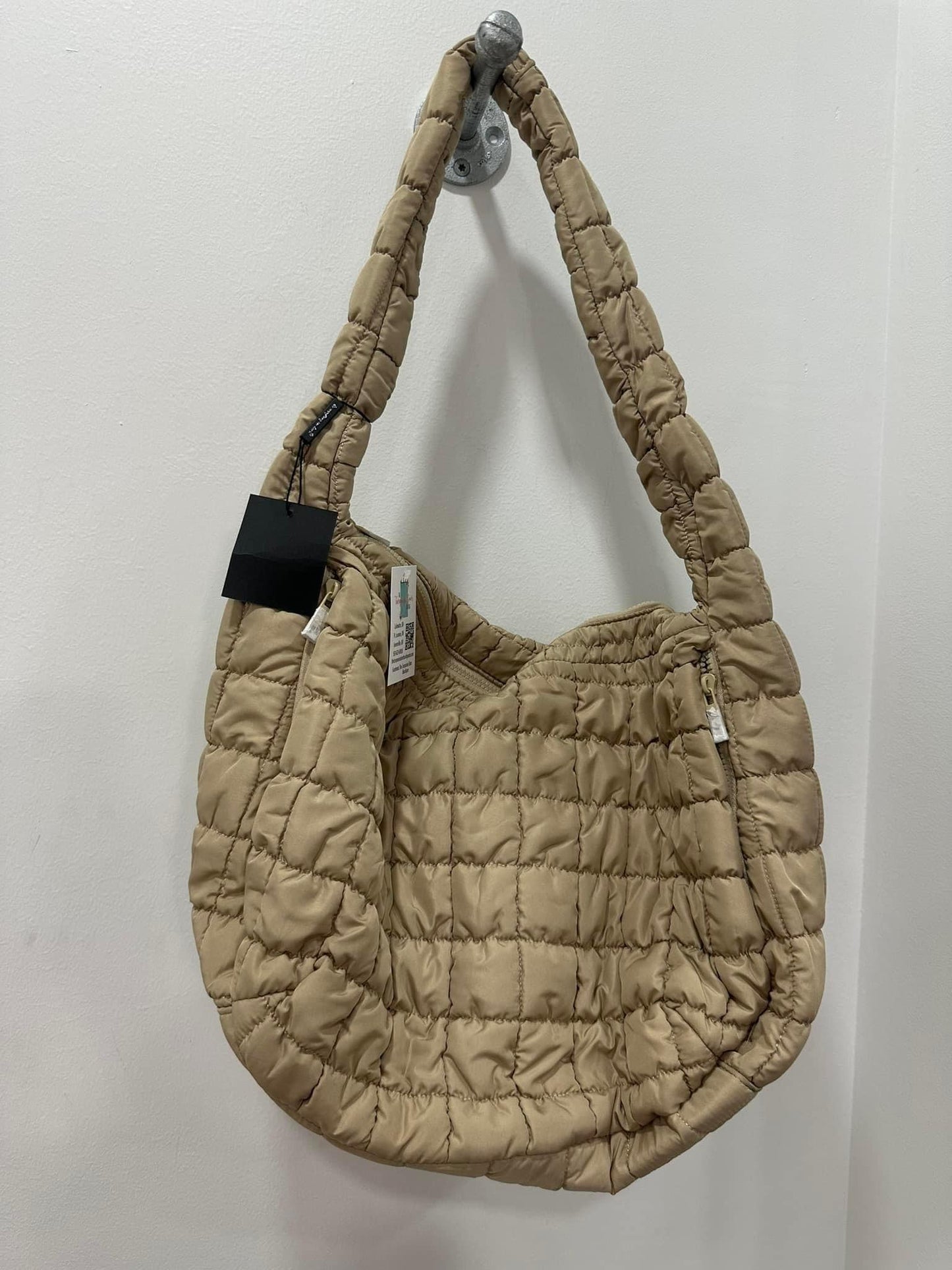 CORA QUILTED PUFFER TOTE