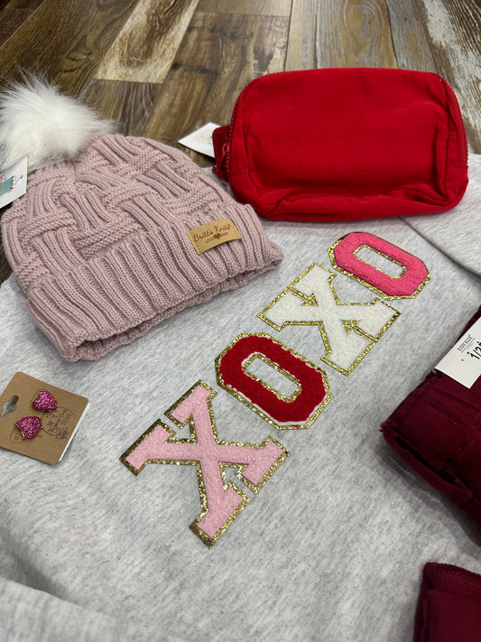 XOXO CHENILLE SWEATSHIRT