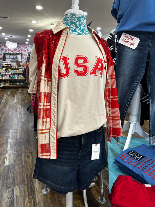 Plaid Vest Shirt