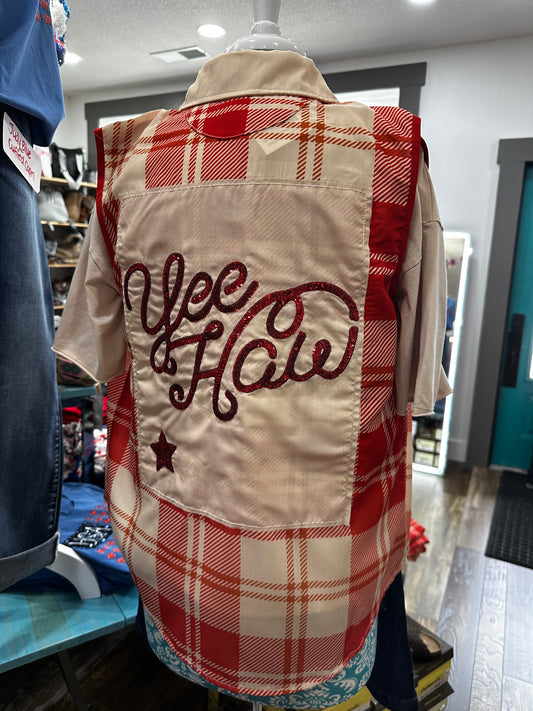 Plaid Vest Shirt