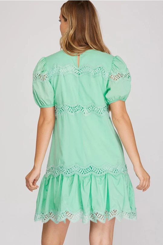 MINT BLUSH DRESS-3468