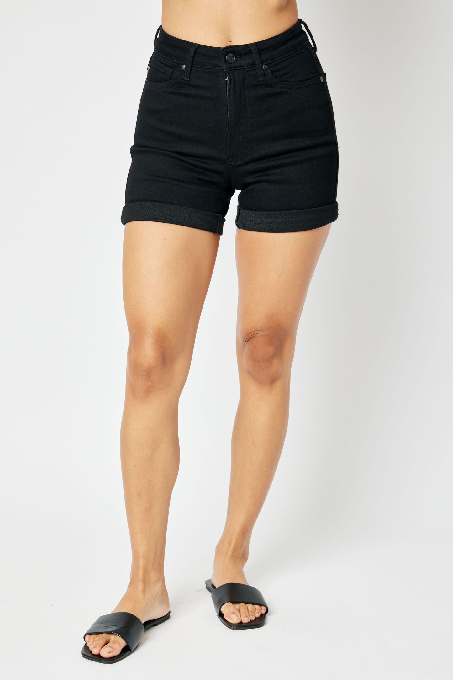 JB150237-BLACK SHORTS