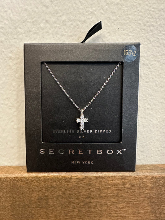 CZ CROSS NECKLACE