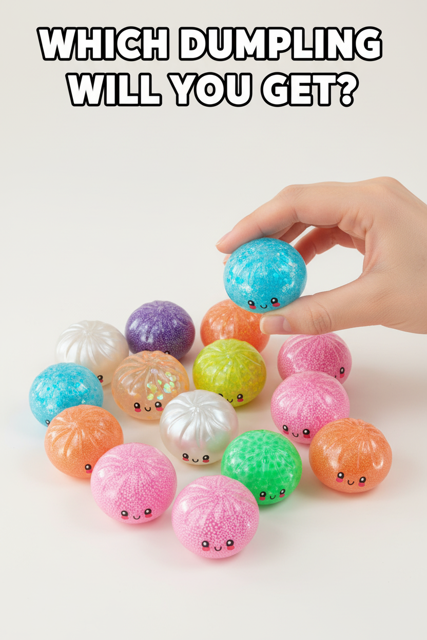 Squishy Mystery Mini 2.5" Dumpling Toy