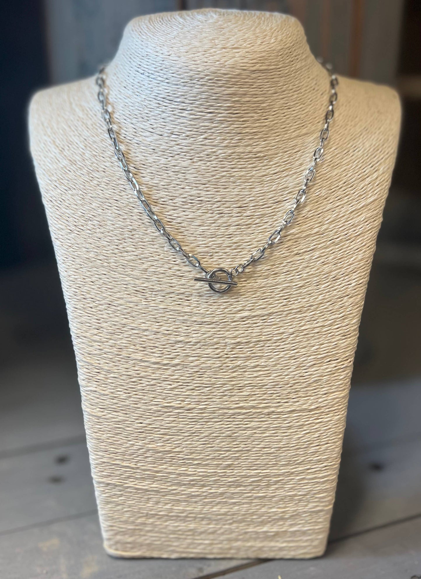 Stainless Steel Toggle Necklaces