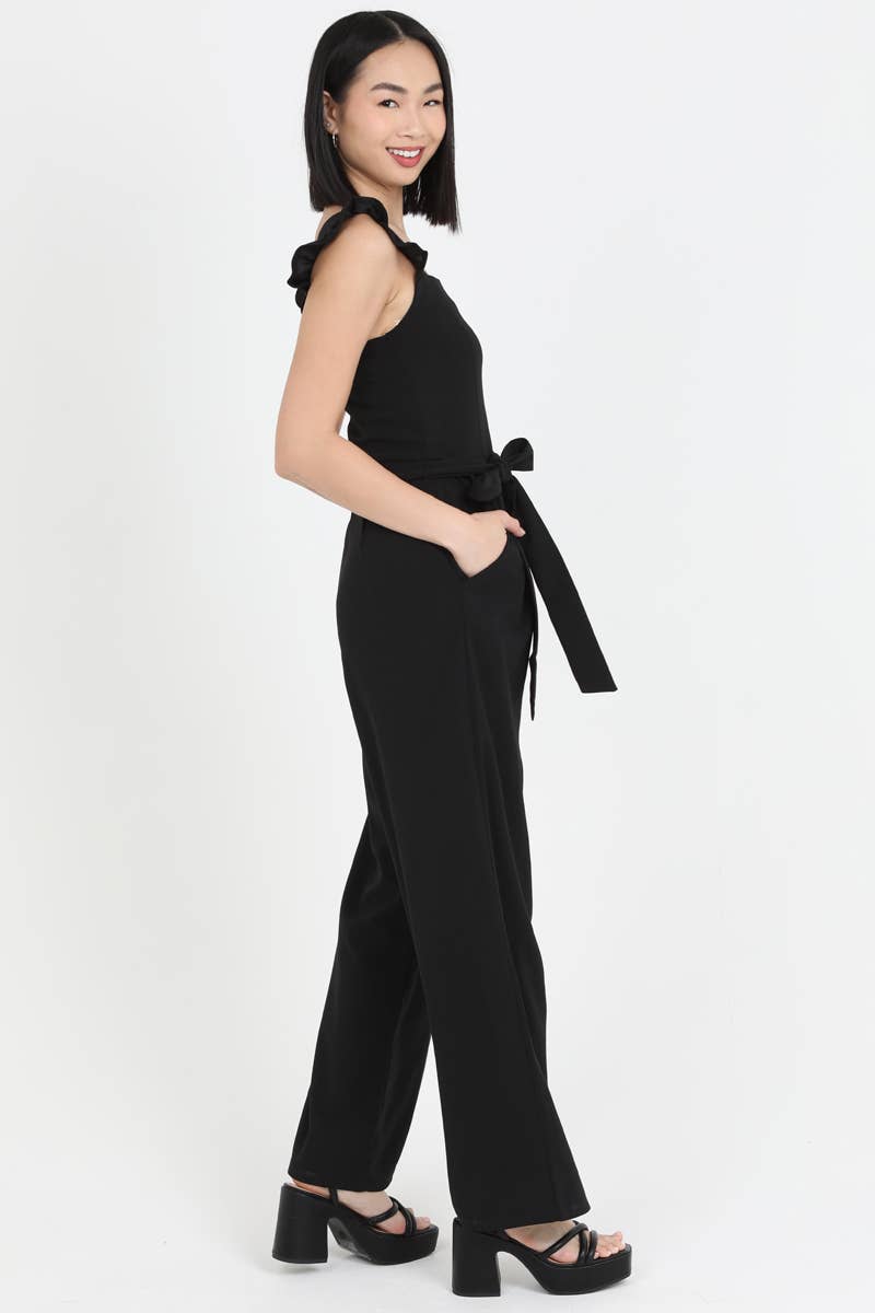 Black Pant Romper