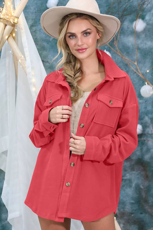 Soft Button Down Jacket 701
