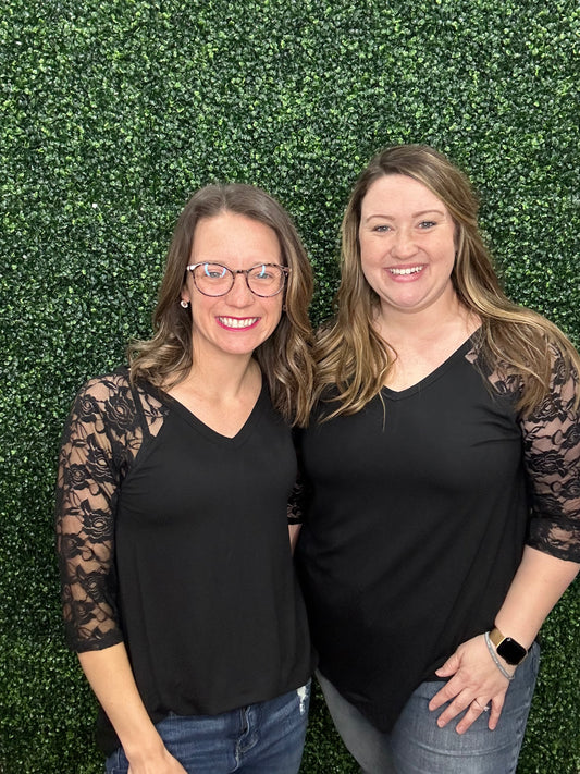 LACE DETAIL SLEEVE-6367