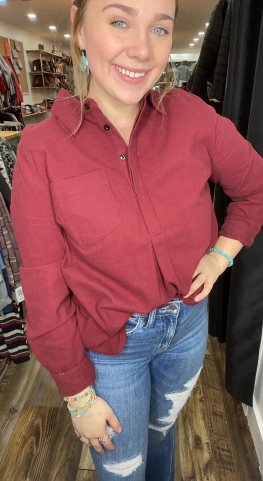 BUTTON UP FLANNEL