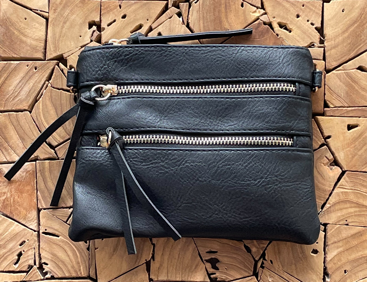 Double Zip Crossbody