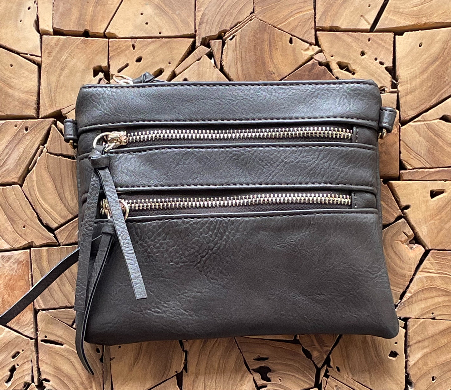 Double Zip Crossbody