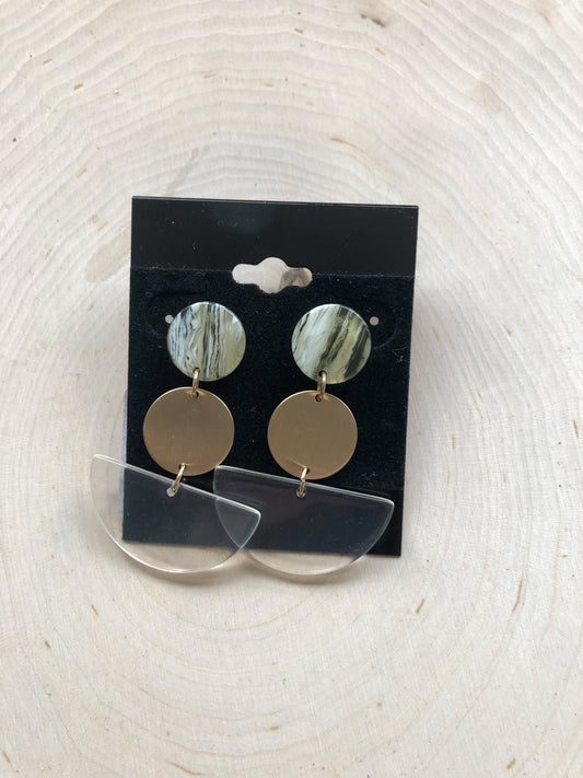 Acrylic Statement Earring