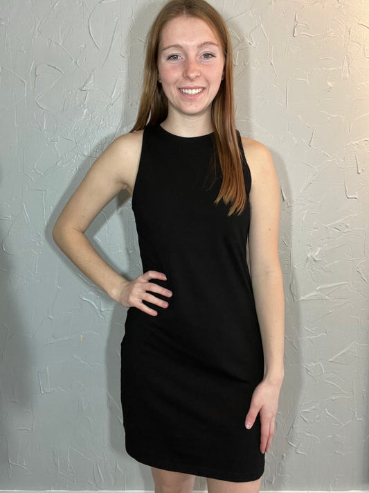 Sleeveless Knit Basic Dress